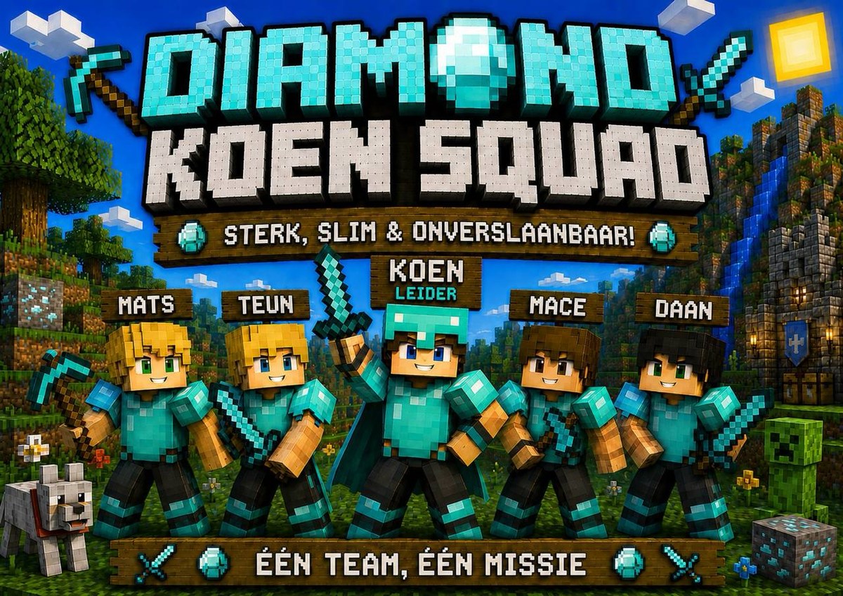 Diamond Koen Squad - gesponsord door Slijterij Beurs